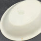 Nebraska Blue Oval Vegetable Bowl 10" England Blue Rim Flower Accent J&G Meakin