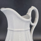 Antique Davenport White Ironstone Water Pitcher Staffordshire