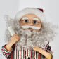 Motion-ettes Christmas Santa Claus 18" Animated Moving Lighted No Music 1996 Vtg
