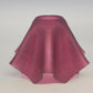 Partylite Cranberry Tiffany Lamp Shade ONLY Corroso Art Glass Handkerchief 4.5"