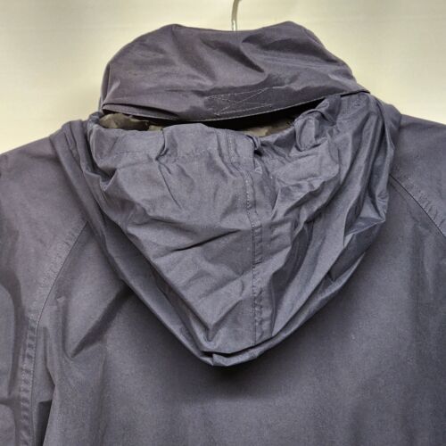 Field n Stream HydroProof Large Navy Polyester Rain Jacket w Hood Golf Fishing