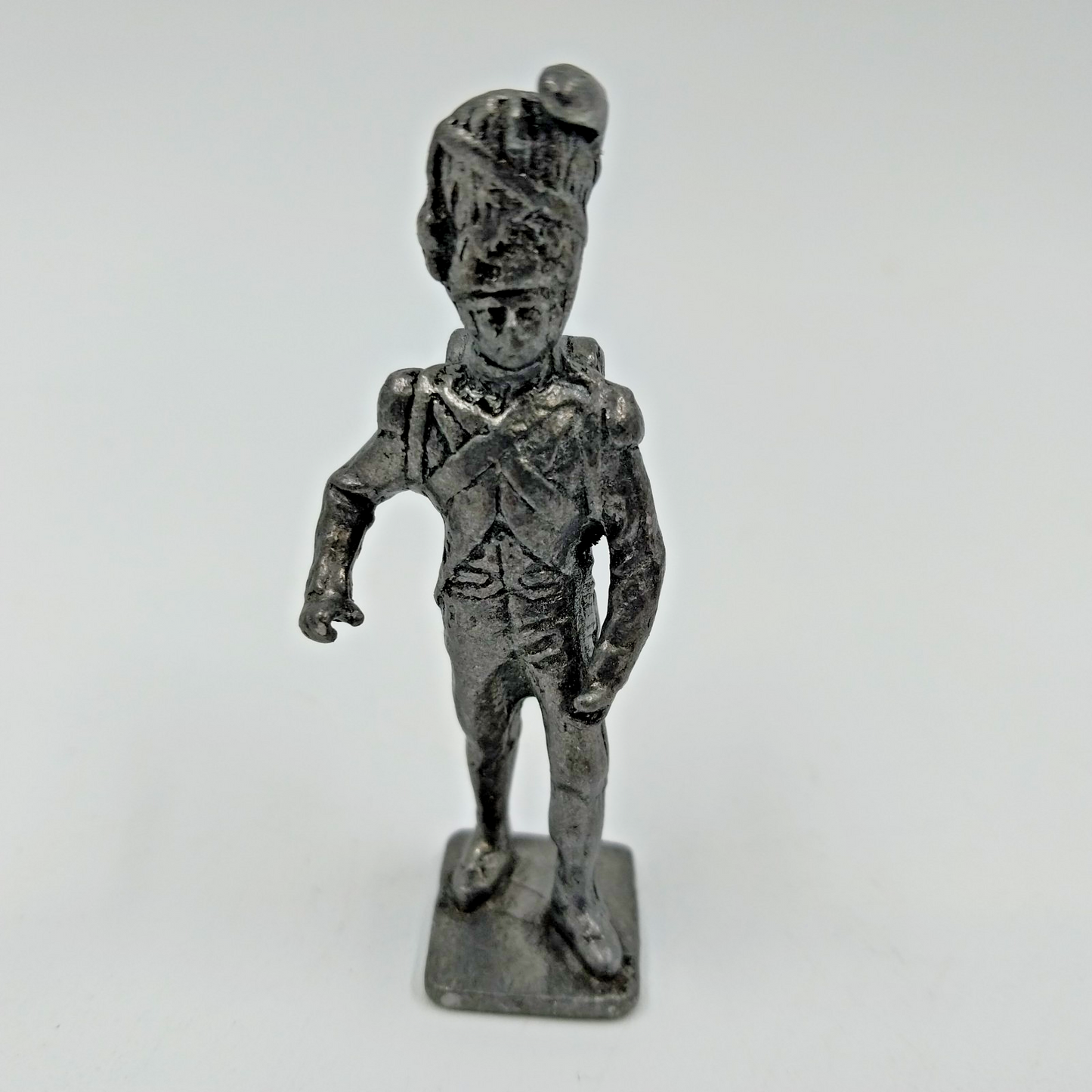 Pewter Figures French Imperial Army Soldier Grenadier Der Silver Metal Lead 1815