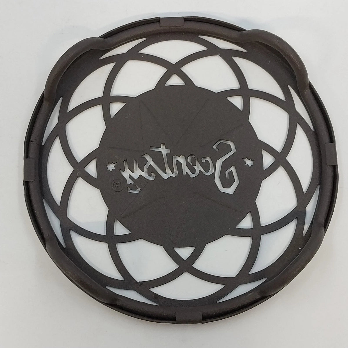 Scentsy Round Warmer Stand Oil-Rubbed Bronze Metal Trivet Pedestal 5"