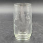 Set of 6 Princess House Heritage Etched Crystal Tumblers 11 oz 5"hx2.5"d Vintage