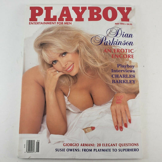 Playboy Magazine Vintage May 1993 Dian Parkinson Erotic Encore & Charles Barkley