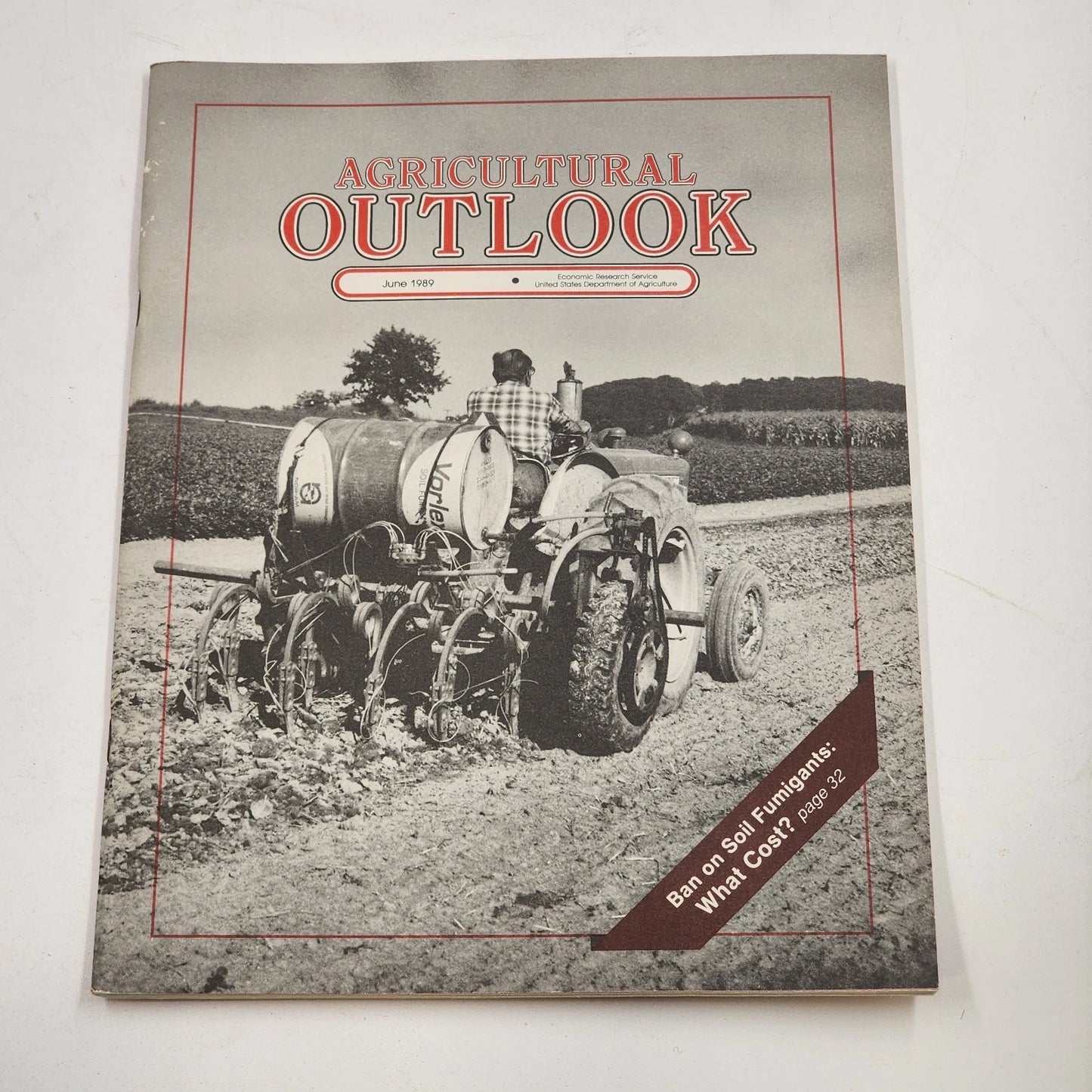8 Agricultural Outlook Magazines May–Dec 1989 USDA Vintage Farm Reports