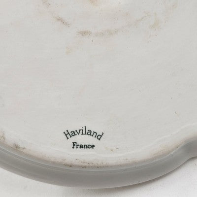 Haviland Limoges Bonneval Leaves Berries Chamber Candlestick Holder 2.5" France