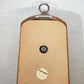 Knob Creek Solid Brass Wood Mirror Candle Wall Sconce MCM Rustic Farmhouse 23"