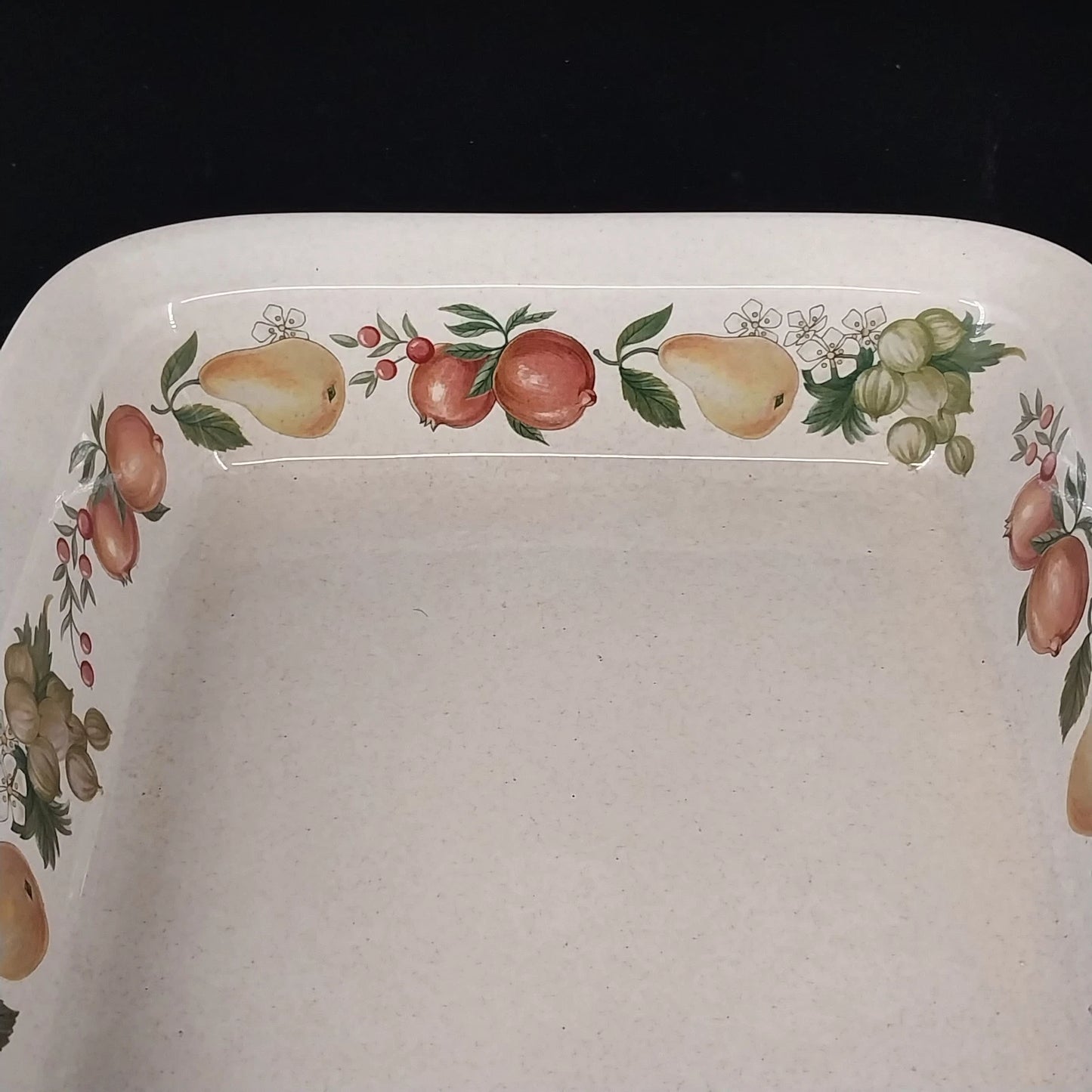 Wedgwood Quince Rectangular Baker 10” Oven to Table Fruit Ring England Vintage