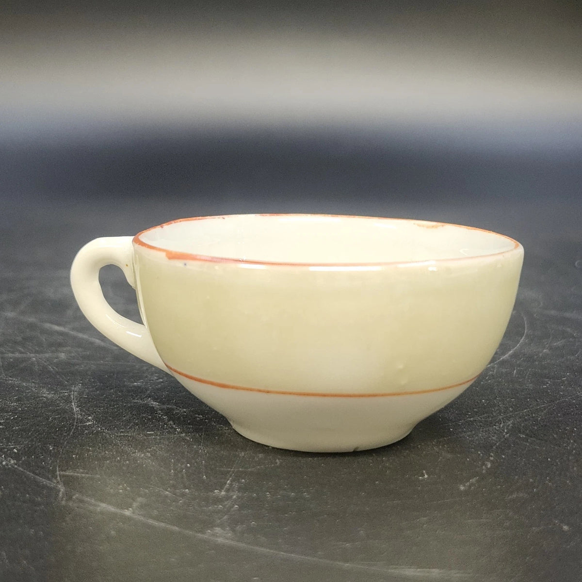 Floral Demitasse Tea Coffee Cups 2.5"d Set of 4 Porcelain Handle Japan Vintage