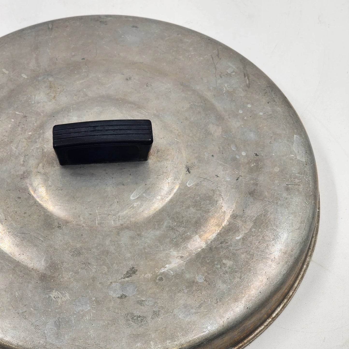 Aluminum Replacement Lid for Cooking Pot 10” Steam Vented Black Handle