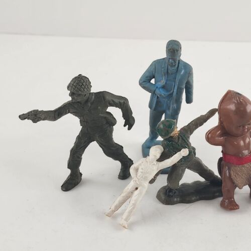 Cracker Jack Toys Army Men Miniatures Cars Cowboy Vintage Pirate Football Game