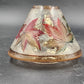 Yankee Candle Shade & Underplate Large Jar Brown Crackle Glass Autumn Leaves