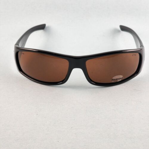 ERB BoasX STK Polarized Safety Glasses Black Brown ANSI Z87.1