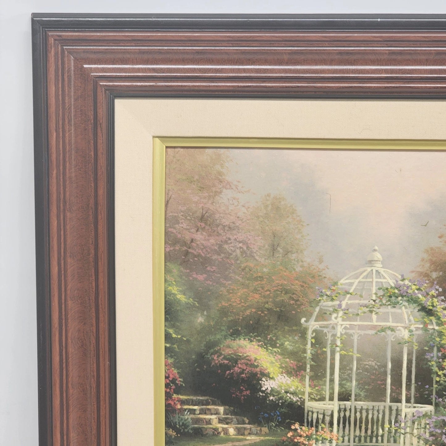 Thomas Kinkade Lilac Gazebo Limited Edit Canvas 12x16 Hand Highlighted 259/2950
