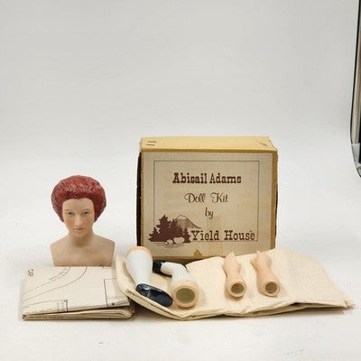 Abigail Adams Bisque Doll Kit Yield House Includes Head Arms Legs and Pattern