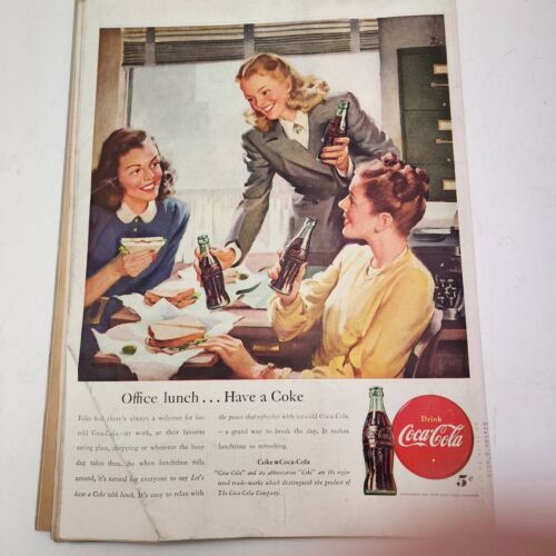 Life Magazine April 7 1947 West Hartford CT Sunday School Pupils plus FDR Family