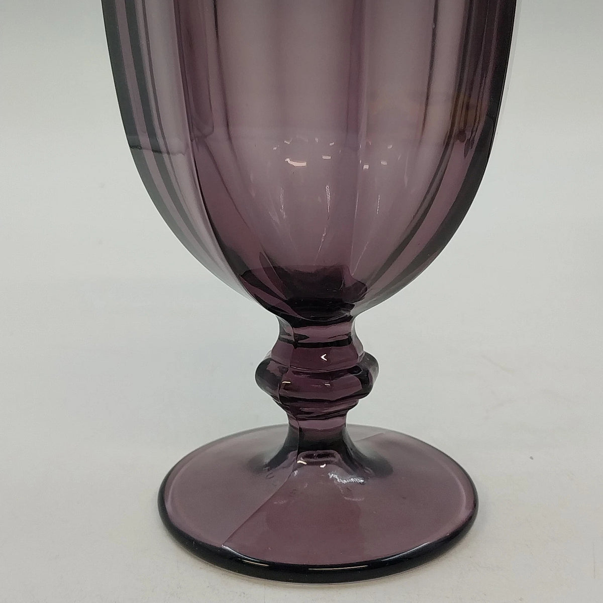 Libbey Fundamentals Classic Colorings Violet Glass Goblets 4 Pieces 16 oz Boxed