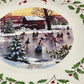 Lenox 2010 Annual Collector Christmas Plate 20th Series Numbered Holiday Skaters