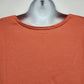 Croft & Barrow Woman's Shirt Size XL Crew Neck Coral Short Sleeve Classic Tee