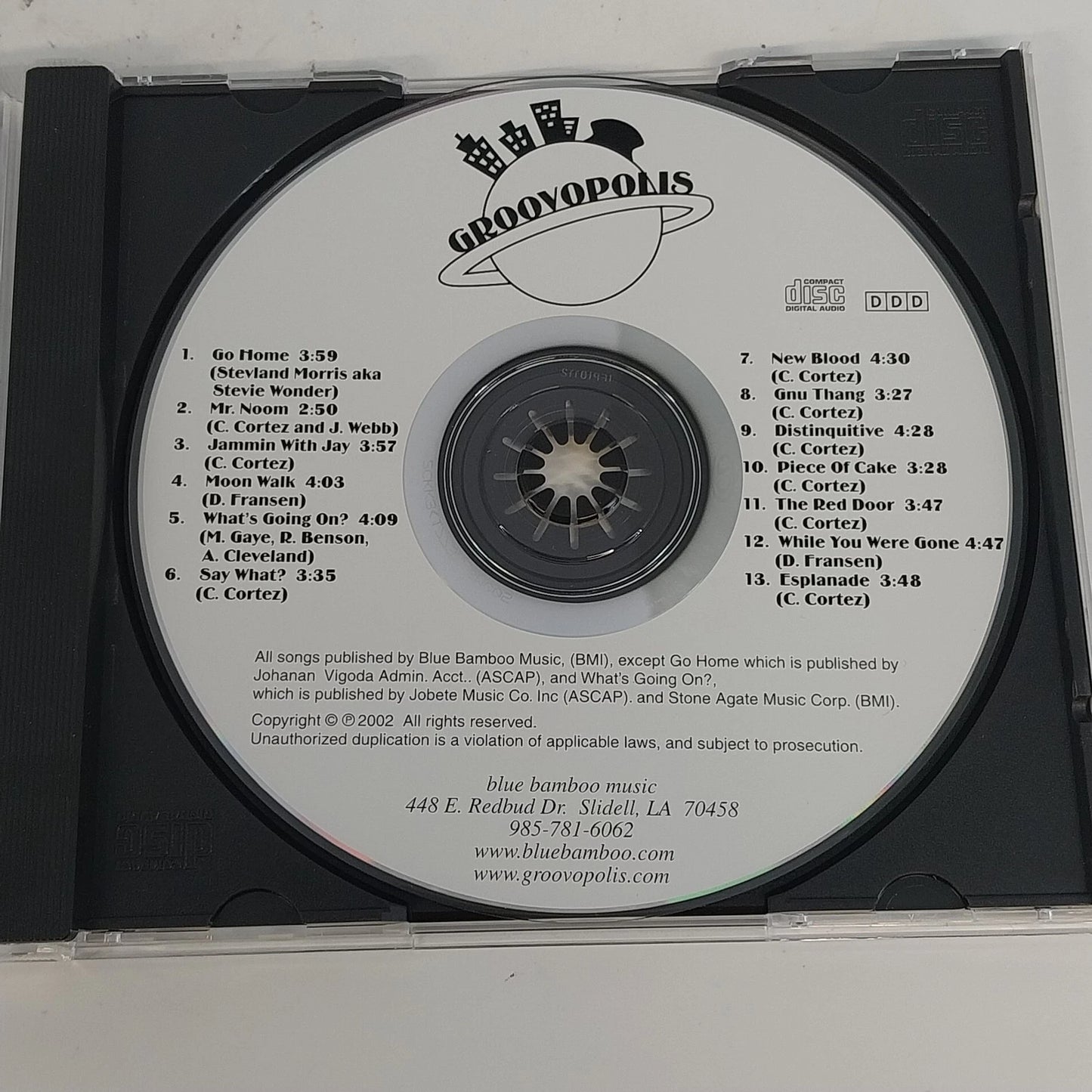 Groovopolis CD Various Artists Smooth Jazz Acid Jazz Funk Groove Compilation