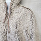 Thread & Supply Full Zip Sherpa Hooded Jacket Women's Size Small Color Mushroom