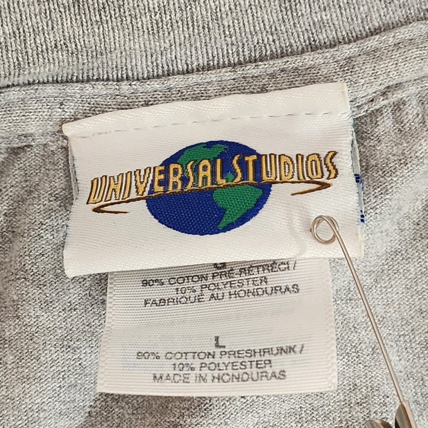Universal Studios Dr Seuss Islands Of Adventure Gray T-Shirt Large Vintage 1990s