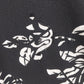 Requirements Women's Floral Stretch Long Sleeve Top Black White Size M Casual