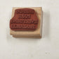 4 Wood Rubber Stamps Moral Support & Bear Theme by Stampin' Up! 1999