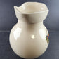 Welch's 64 Oz Pitcher No 7554 USA Vintage Pottery Farmhouse Beige Wide Body EUC