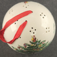 Spode Porcelain Christmas Pomander Ball Ornament Potpourri Vintage England 3.25"