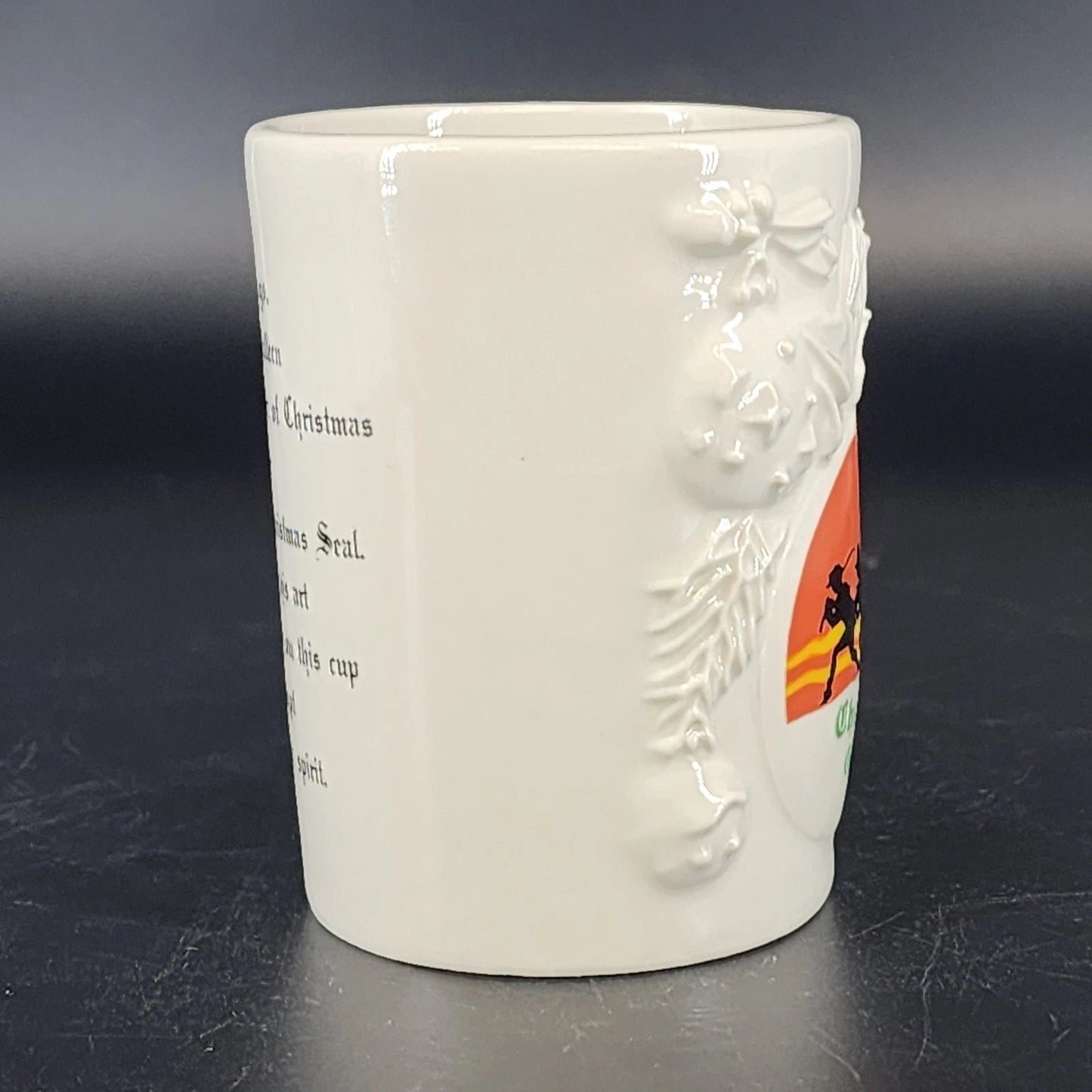 Hall China 1983 Christmas Mug Limited Edition 715/1500