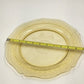 Federal Amber Yellow Depression Glass Patrician Spoke Dinner Plate 11" 1930s VTG