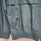London FOG Waist Jacket Windbreaker Size L Large Long Vintage Striped Liner Zip