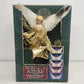 Bradford Novelty Fiber Optic Angel Tree Topper Gold 14" Color Changing w Box