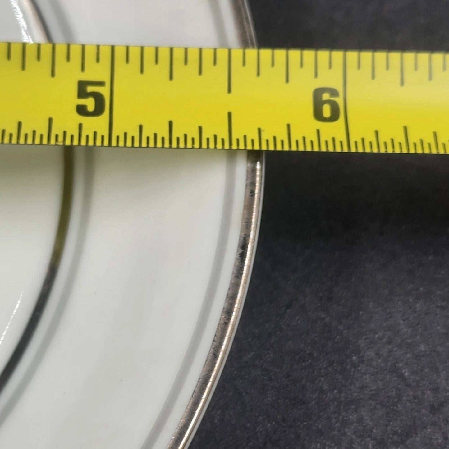 Noritake Crest 5 Piece Place Setting Lily of the Valley 5421 Platinum Trim Vtg