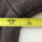 IZOD Sweater Brown Pullover Men's XLT Crewneck Cotton Long Sleeve Square Design