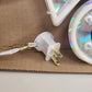 Winter Wonder Lane 19" Holographic Snowflake Window Decor 100 Lights 20" NOS