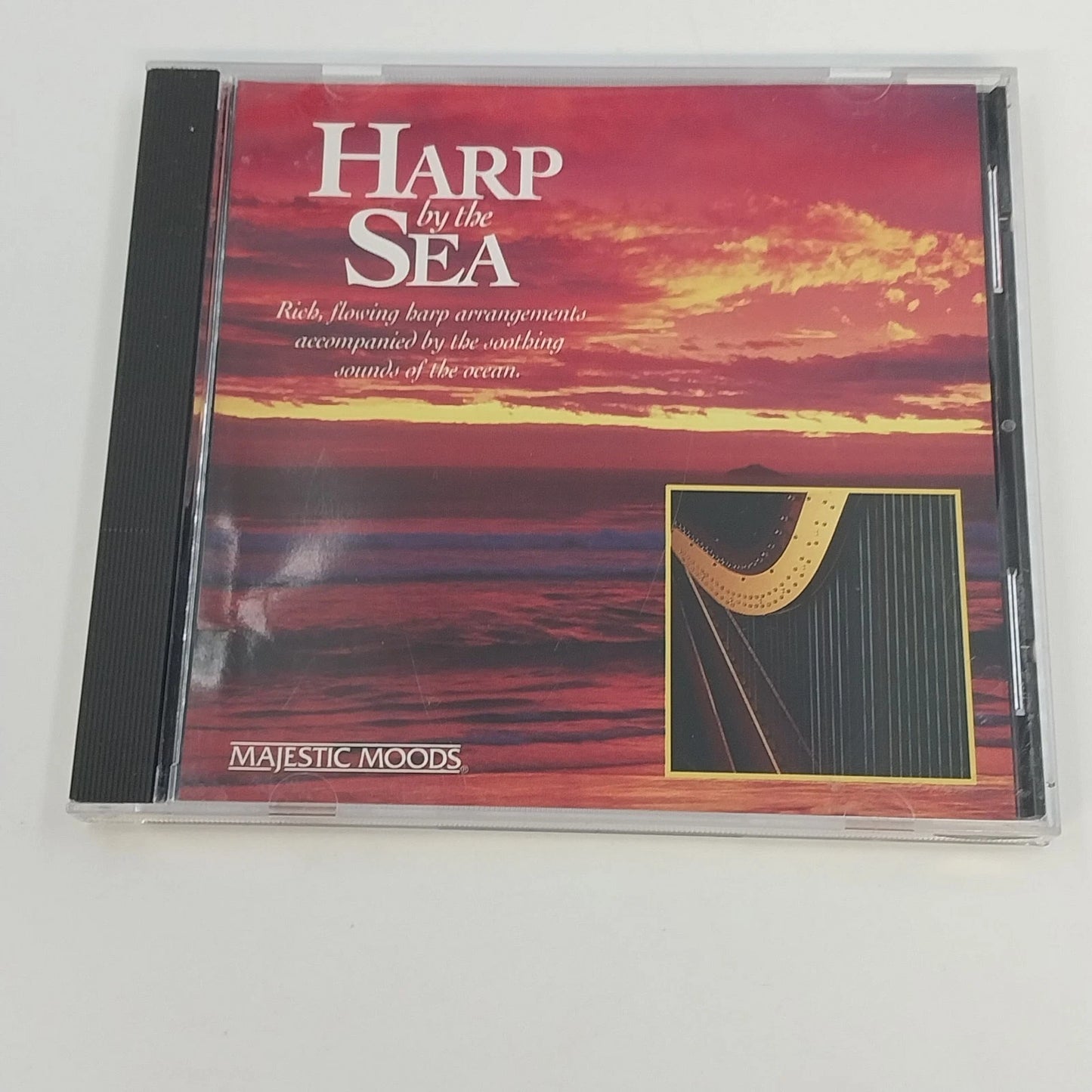 Majestic Moods By the Sea Harp Piano Guitar Flute 4 CD Lot Ocean Sounds