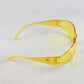 ERB Boas Safety Glasses Work Eye Protection Wraparound Lens High Impact Z87.1 (Amber, Amber)
