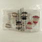 Snowman Shower Curtain Hooks Ceramic Snowplace Like Home Holiday Christmas NIB