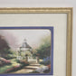 Thomas Kinkade Hidden Gazebo Accent Print 1996 Framed & Matted w COA Mark 6:31