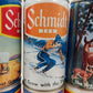 8 Schmidt Beer Can Pull Tab Empty Northwest American Wildlife Collectible Vtg