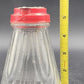 Diner Style Syrup Dispenser Glass Base Melmac Lid Stainless Steel Handle