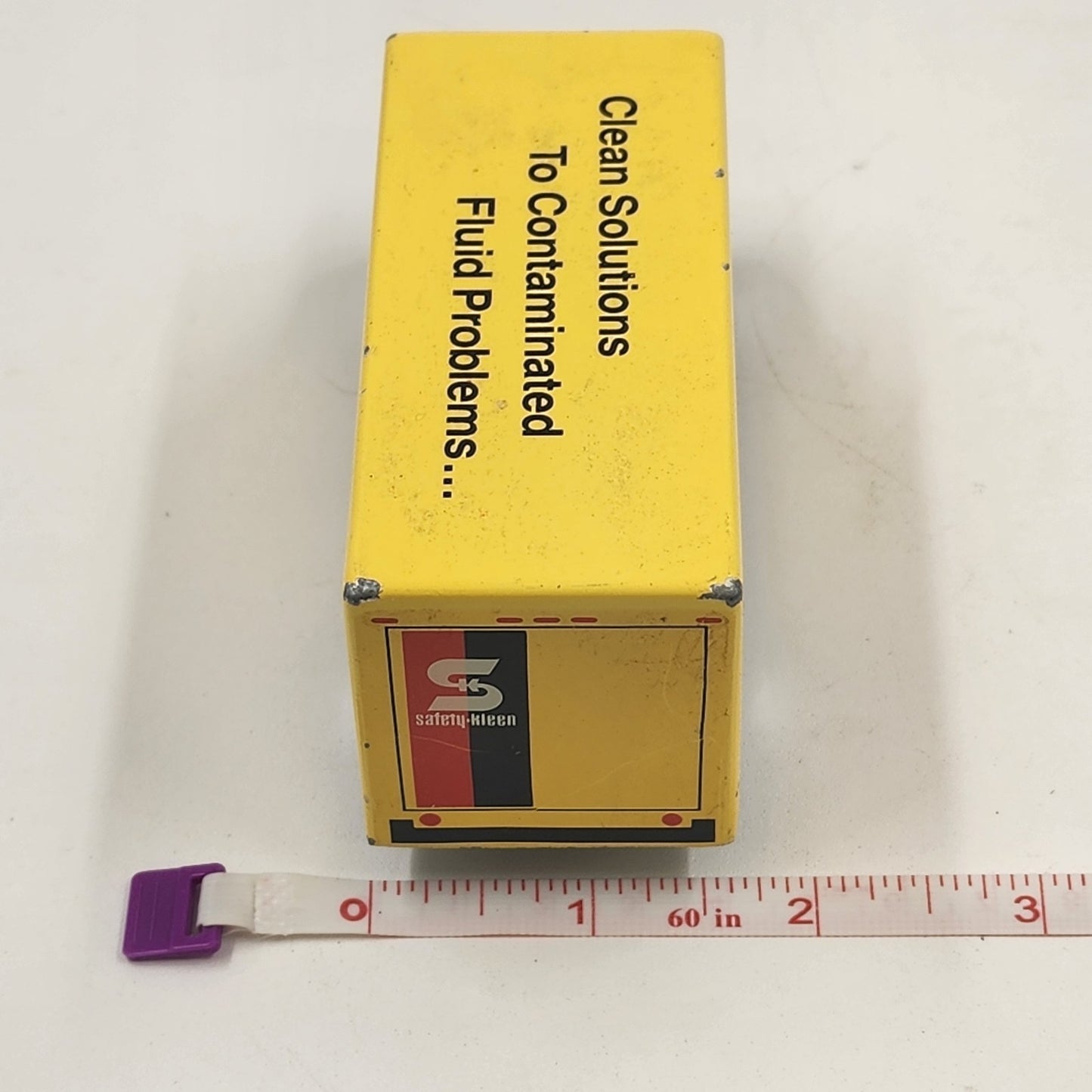 Ralstoy 22 SAFETY-KLEEN Yellow Diecast Metal Box Toy Car Delivery Van Truck USA