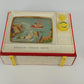 Fisher Price Giant Screen Music Box TV Toy 1966 Vintage Works Collectible 2 Tune