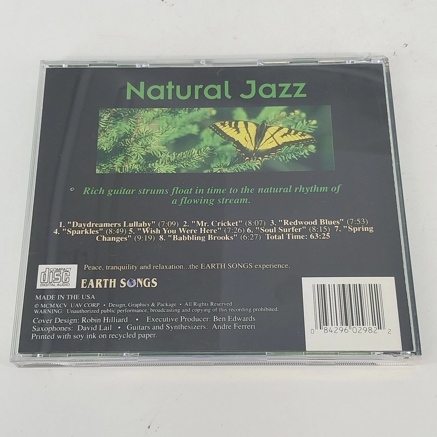 Earth Songs 6 CD Lot Natural Guitar Jazz Atlantic Desert Thunderstorm Blues