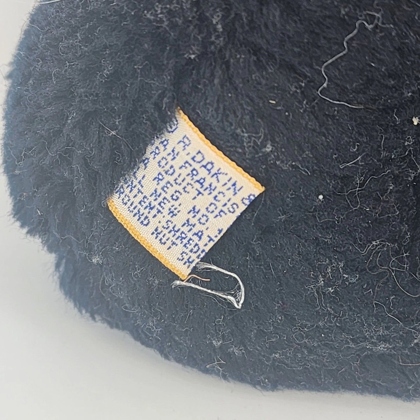 Dakin Black Bear Plush Toy w Red Ribbon Stuffed Animal Classic Vtg Collectible