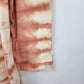 Relativity Women's Large Orange Cream Tie Dye Sweatshirt Tunic Long Sleeve India