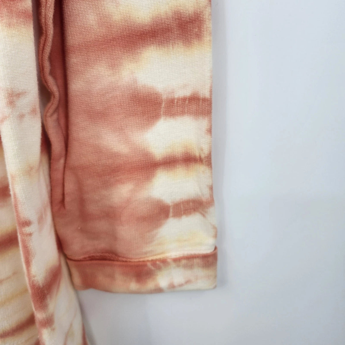 Relativity Women's Large Orange Cream Tie Dye Sweatshirt Tunic Long Sleeve India